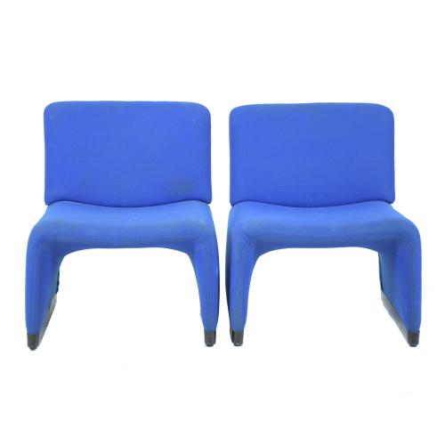 AFTER MODELS BY GIANCARLO PIRETTI. PAIR OF LOUNGE CHAIRS FO