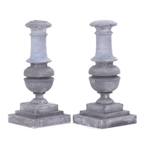 PAIR OF TORCH HOLDERS, GUSTAVIAN STYLE, 20TH CENTURY.