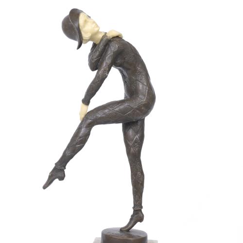 "COLOMINA" FIGURE, AFTER MODELS BY D. H. CHIPARUS.