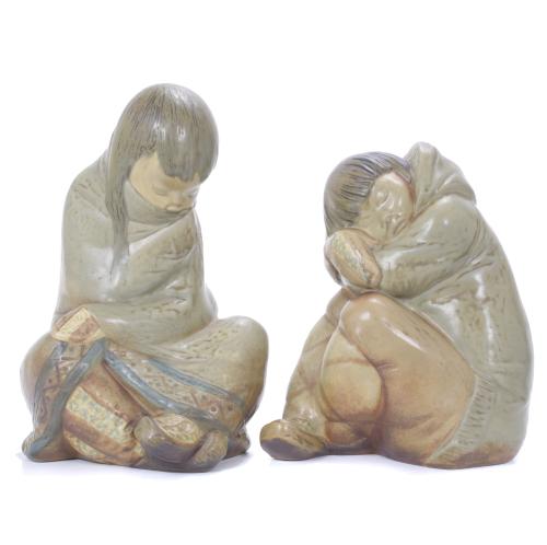 LLADRÓ. "PAIR OF ESKIMO".