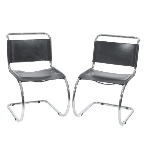 LUDWIG MIES VAN DER ROHE (1886-1969) FOUR MODEL S533 CHAIRS.