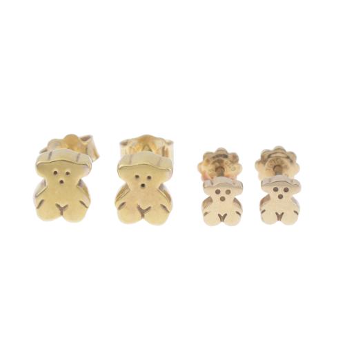 TOUS. TWO PAIRS OF "OSO" EARRINGS.