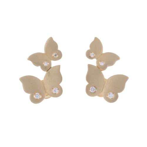 BUTTERFLY EARRINGS.