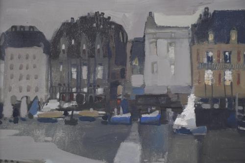 RAFAEL GRIERA (1934-2018).  "VISTA DE TROUVILLE".