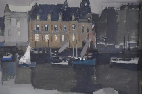 RAFAEL GRIERA (1934-2018).  "VISTA DE TROUVILLE".