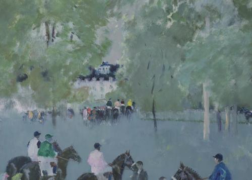 RICARD ARENYS GALDON (1914-1977). "HORSE RACE".