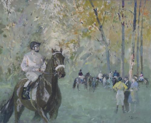 RICARD ARENYS GALDON (1914-1977). "HORSE RACE".