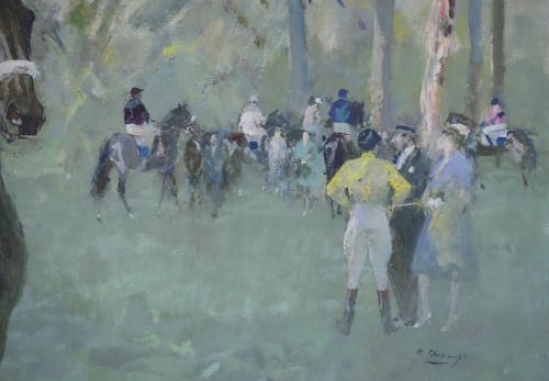 RICARD ARENYS GALDON (1914-1977). "HORSE RACE".