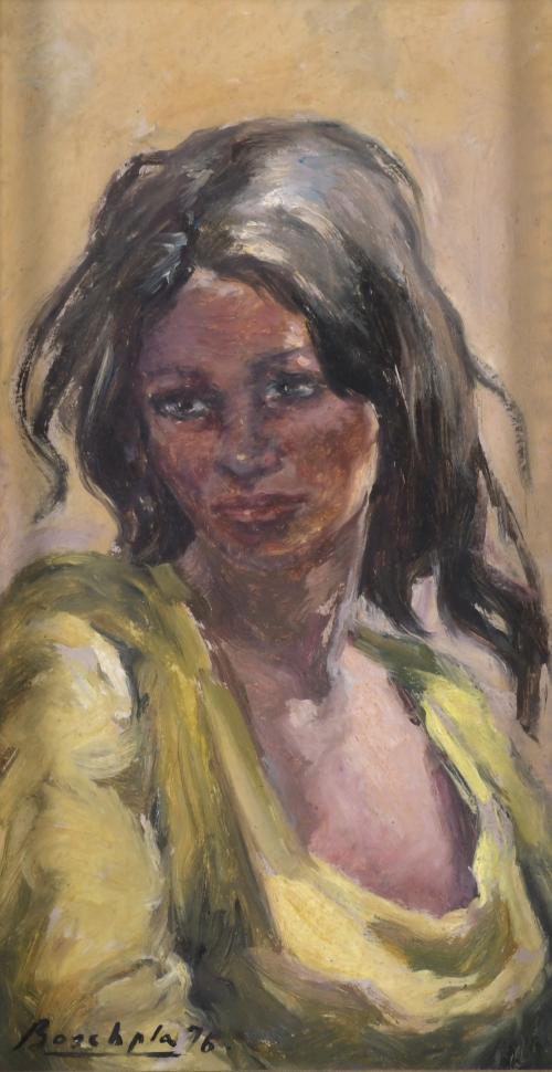 MIQUEL BOSCH PLA (1918-?). "RETRATO MUJER".