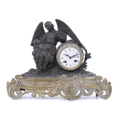 SMALL TABLE CLOCK, LOUIS PHILIPPE STYLE. 20TH CENTURY.