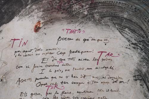 MODEST CUIXART i TÀPIES (1925-2007). Poem and dedication to