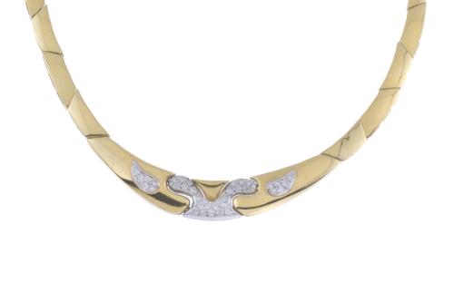 DIAMONDS CHOKER NECKLACE.