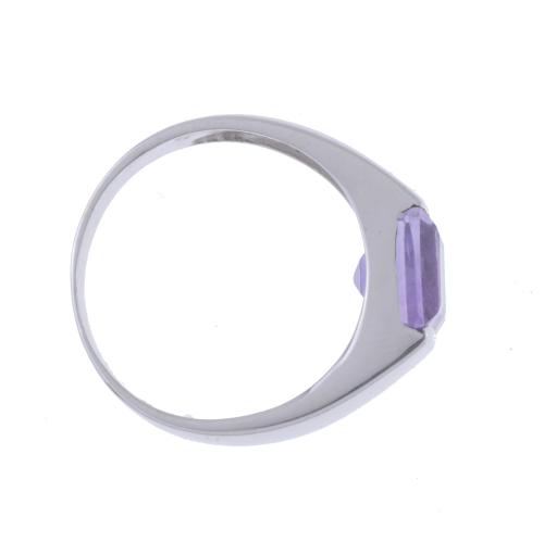 SIGNET RING WITH AMETHYST.