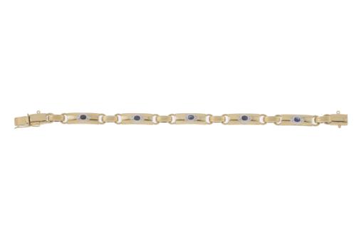 BRACELET WITH SAPPHIRES, 1990'S.