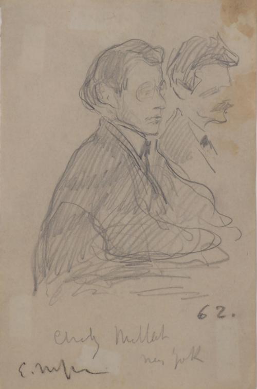 ELISEU MEIFRÉN ROIG (1859-1940). Sketch for a man's figure.