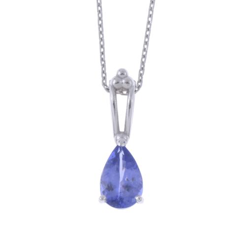 PENDANT WITH TANZANITE.