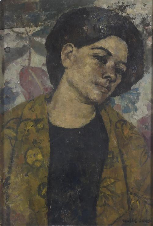 JOSEP MARIA MALLOL SUAZO (1910-1986). "PORTRAIT OF A WOMAN".