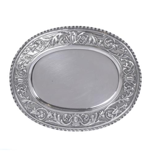 TRAY IN SPANISH SILVER BY SILVERSMITH BERMUDEZ. EARLY 20TH CENTURY.