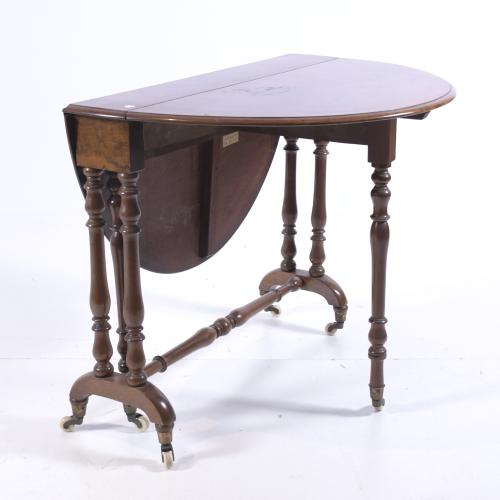 EDWARDIAN FOLDING TABLE.