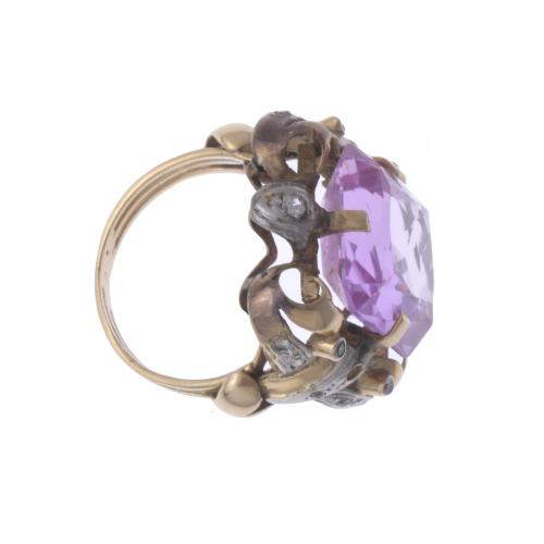 RING WITH ROSE DE FRANCE, EARLY 20TH CENTURY.