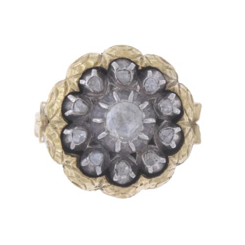 ROSETTE RING, EARLY 20TH CENTURY.