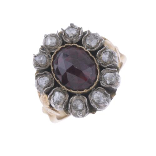 ROSETTE RING, EARLY 20TH CENTURY.