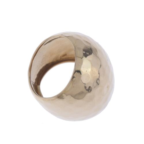 HAMMERED BOMBE RING.