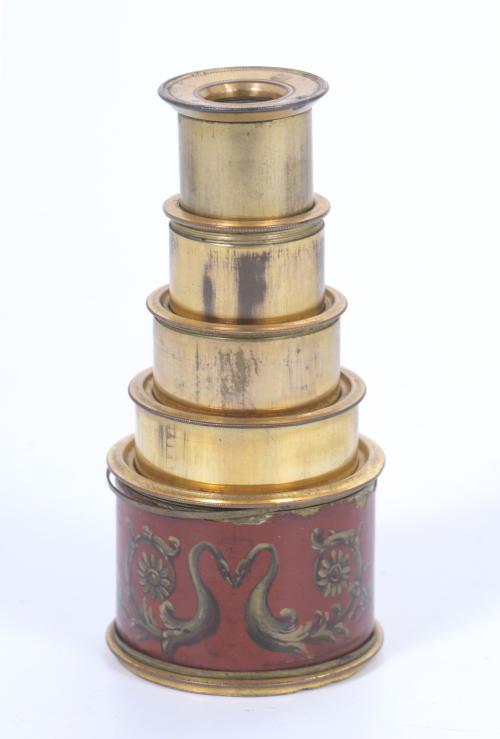 FRENCH EMPIRE POCKET SPYGLASS, CIRCA 1815.