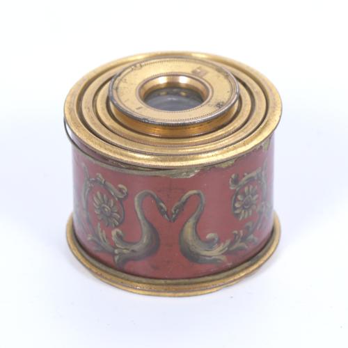 FRENCH EMPIRE POCKET SPYGLASS, CIRCA 1815.