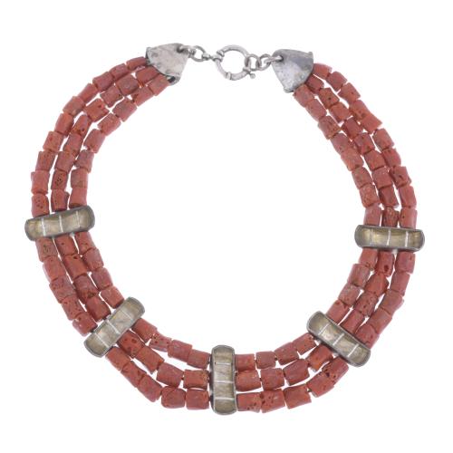 CORAL NECKLACE.