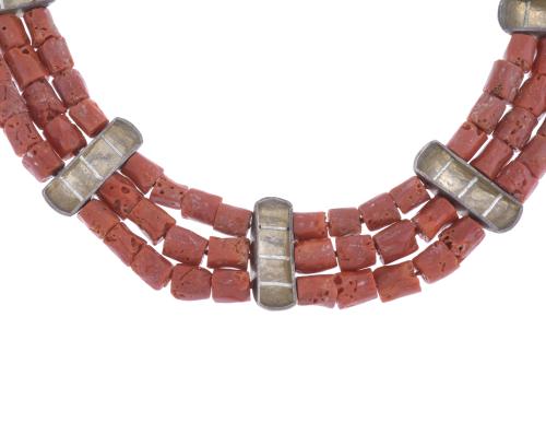 CORAL NECKLACE.