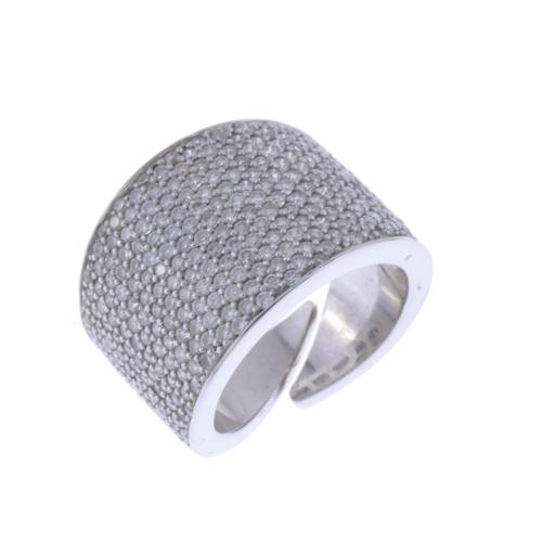 DIAMONDS PAVÉ BOMBE RING.