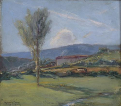 AGAPITO CASAS ABARCA (1874-1964). "PAISAJE DE CAMPRODÓN".