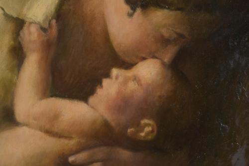 RAFAEL ESTRANY Y ROS (1884-1958). "MATERNITY".