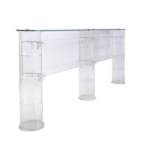 PLEXIGLASS SIDEBOARD, 20TH CENTURY. 