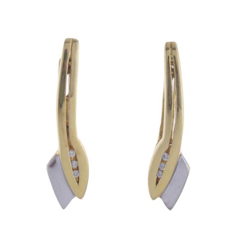 PENDIENTES CON DIAMANTES