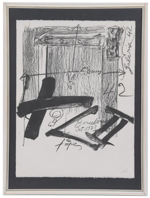 ANTONI TÀPIES (1923-2012). Litografía.