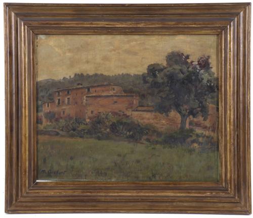 MIQUEL GISPERT VILA (1899-?).  "MASIA DEL PASCOL", Caldes d