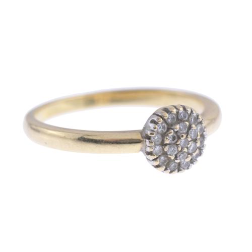 ROSETTE RING, THIRD QUARTER OF THE 20TH CENTURY.