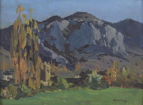 RAMÓN SANVICENS MARFULL (1917-1987). "PAISAJE".