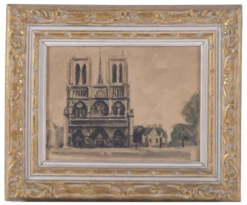 FRANCESC SERRA CASTELLET (1912-1976). "NOTRE DAME", 1952.