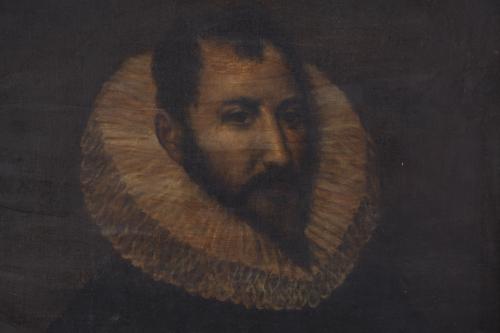 ESCUELA ESPAÑOLA, SIGLO XIX. "RETRATO MASCULINO".