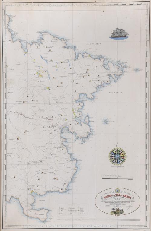 MAPA NÁUTICO DE CADAQUÉS, 1981. 