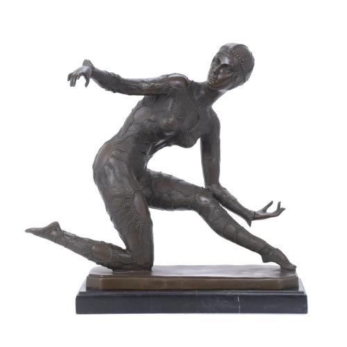 DEMÉTRE H. CHIPARUS (1886 - 1947). "BAILARINA", CIRCA 1930. 