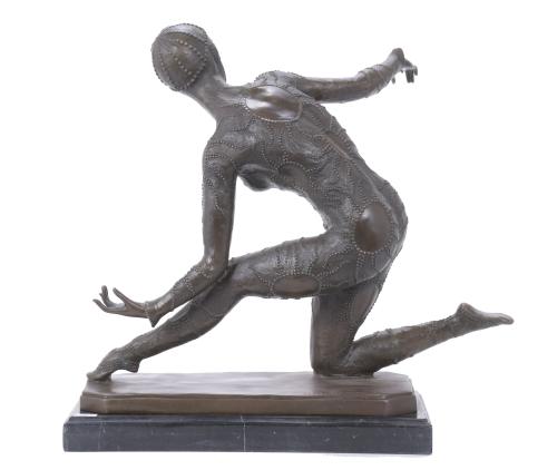 DEMÉTRE H. CHIPARUS (1886 - 1947). "BALLERINA", CIRCA 1930. 