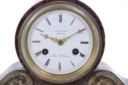 NAPOLEON III STYLE TABLE CLOCK AFTER LOUIS XIV MODELS, IN B