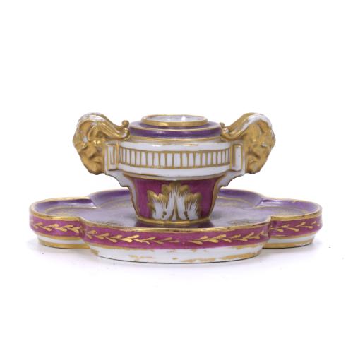 SÈVRES PORCELAIN INKWELL, 1768.