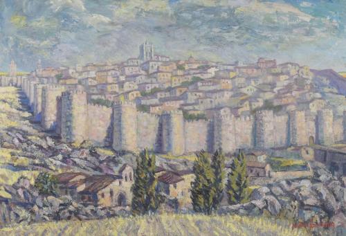 PEDRO MUÑOZ CONDADO (1903-1988).  "VISTA DE TOLEDO".