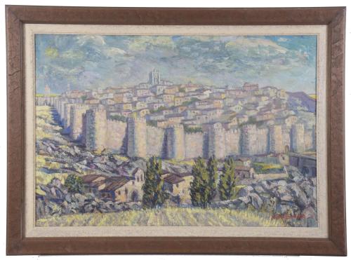 PEDRO MUÑOZ CONDADO (1903-1988).  "VISTA DE TOLEDO".