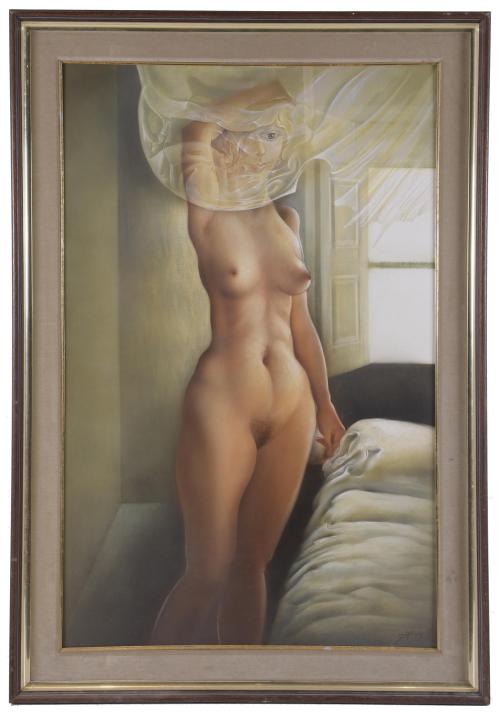 JOAN RIFÀ BENET (1926-2009). "DESNUDO FEMENINO", 1977.